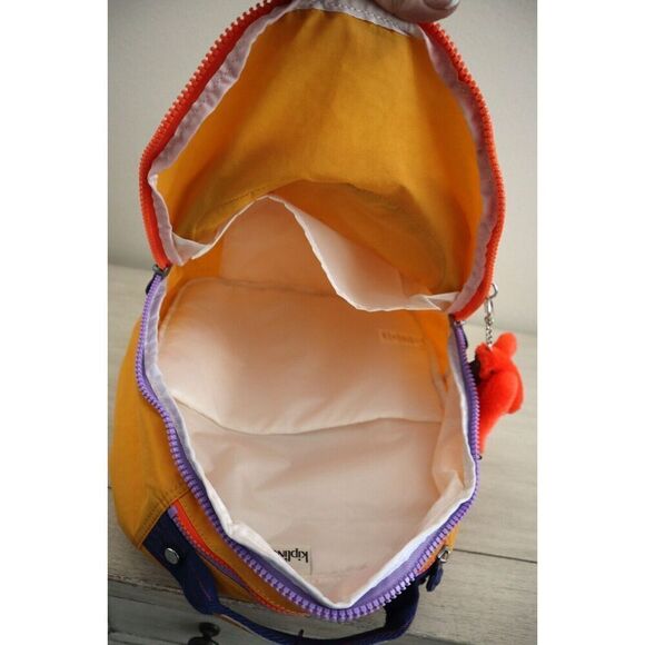 Kipling KIA5L4-7CY Women's Spicy Gold Yellow 15" Laptop Seoul Backpack - Picture 10 of 15